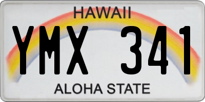 HI license plate YMX341