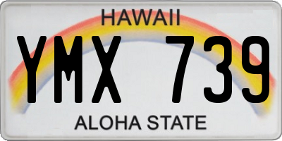 HI license plate YMX739
