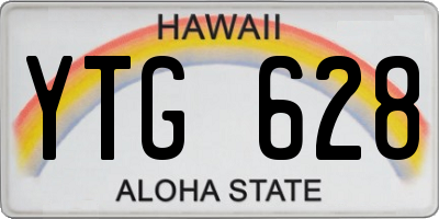 HI license plate YTG628