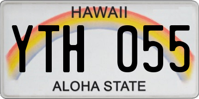 HI license plate YTH055