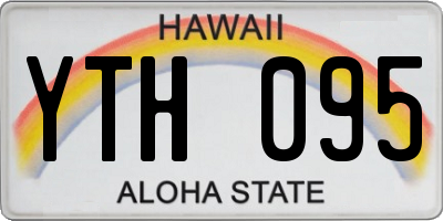 HI license plate YTH095
