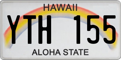 HI license plate YTH155