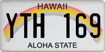HI license plate YTH169