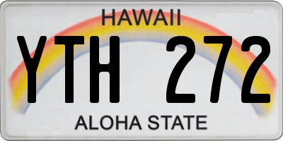 HI license plate YTH272