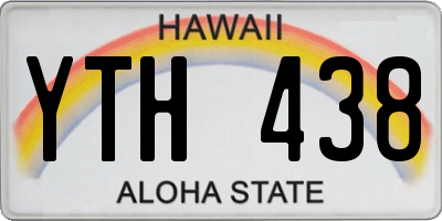 HI license plate YTH438