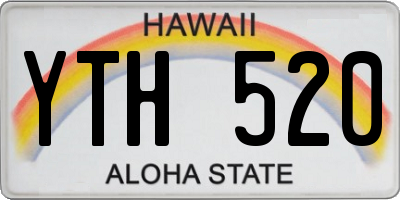 HI license plate YTH520