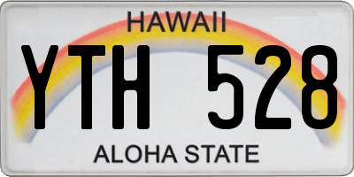 HI license plate YTH528