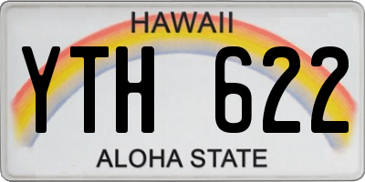 HI license plate YTH622