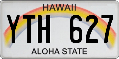 HI license plate YTH627