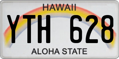 HI license plate YTH628