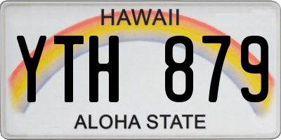 HI license plate YTH879