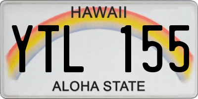 HI license plate YTL155