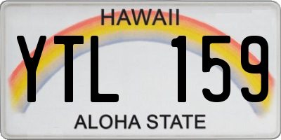 HI license plate YTL159