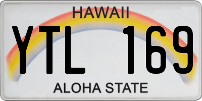 HI license plate YTL169
