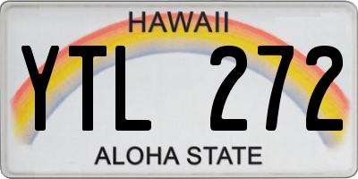 HI license plate YTL272