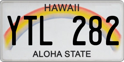 HI license plate YTL282