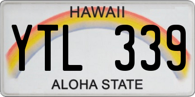HI license plate YTL339