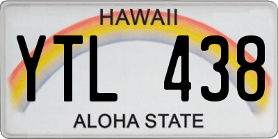 HI license plate YTL438