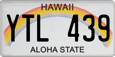 HI license plate YTL439
