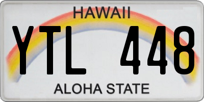 HI license plate YTL448
