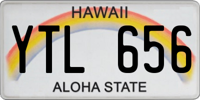 HI license plate YTL656