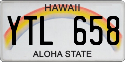 HI license plate YTL658