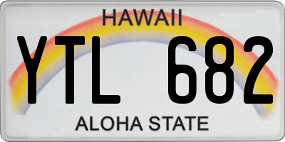 HI license plate YTL682