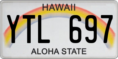 HI license plate YTL697