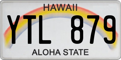 HI license plate YTL879