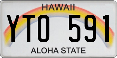 HI license plate YTO591