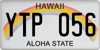 HI license plate YTP056