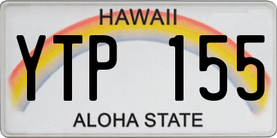 HI license plate YTP155