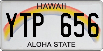 HI license plate YTP656