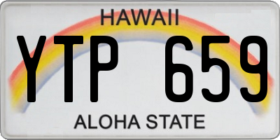HI license plate YTP659