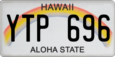 HI license plate YTP696