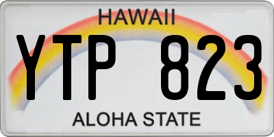 HI license plate YTP823