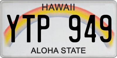 HI license plate YTP949