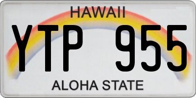 HI license plate YTP955