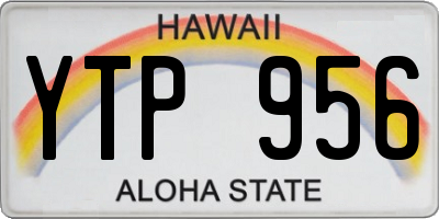 HI license plate YTP956