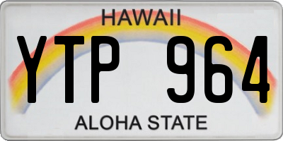 HI license plate YTP964