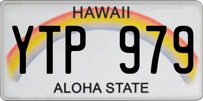 HI license plate YTP979