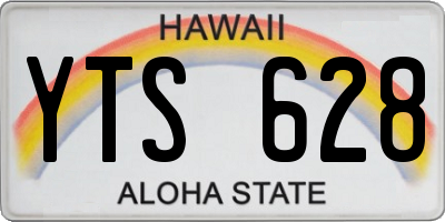 HI license plate YTS628