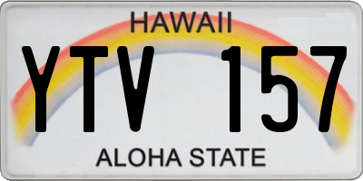 HI license plate YTV157