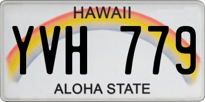 HI license plate YVH779