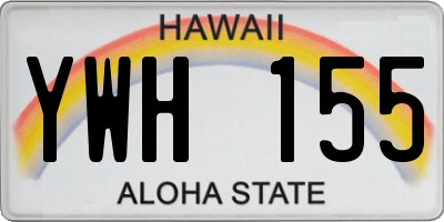 HI license plate YWH155