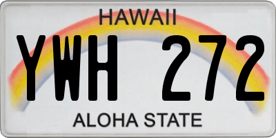 HI license plate YWH272
