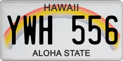 HI license plate YWH556