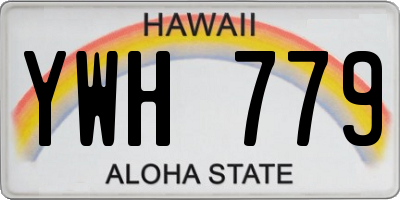 HI license plate YWH779