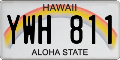 HI license plate YWH811