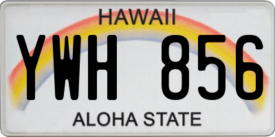 HI license plate YWH856